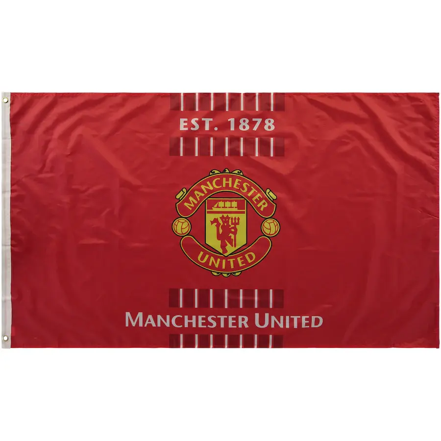 Manchester United Retro Flag 5 x 3ft
